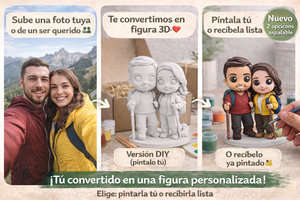 Tu momento convertido en figura personalizada