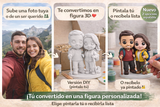 Tu momento convertido en figura personalizada